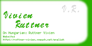 vivien ruttner business card